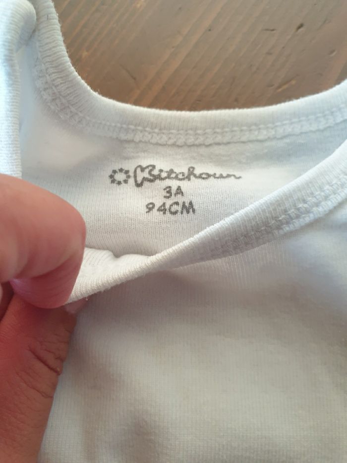 body manches courtes 3 ans kitchoun - photo numéro 2