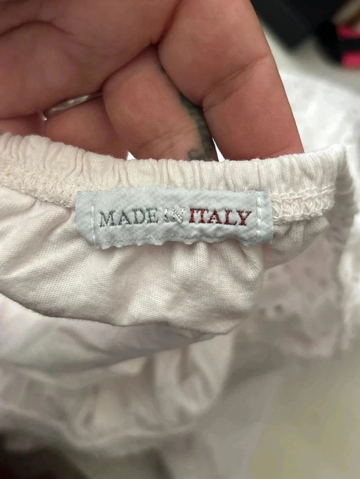 Blouse manche courte taille unique made in italy - photo numéro 4
