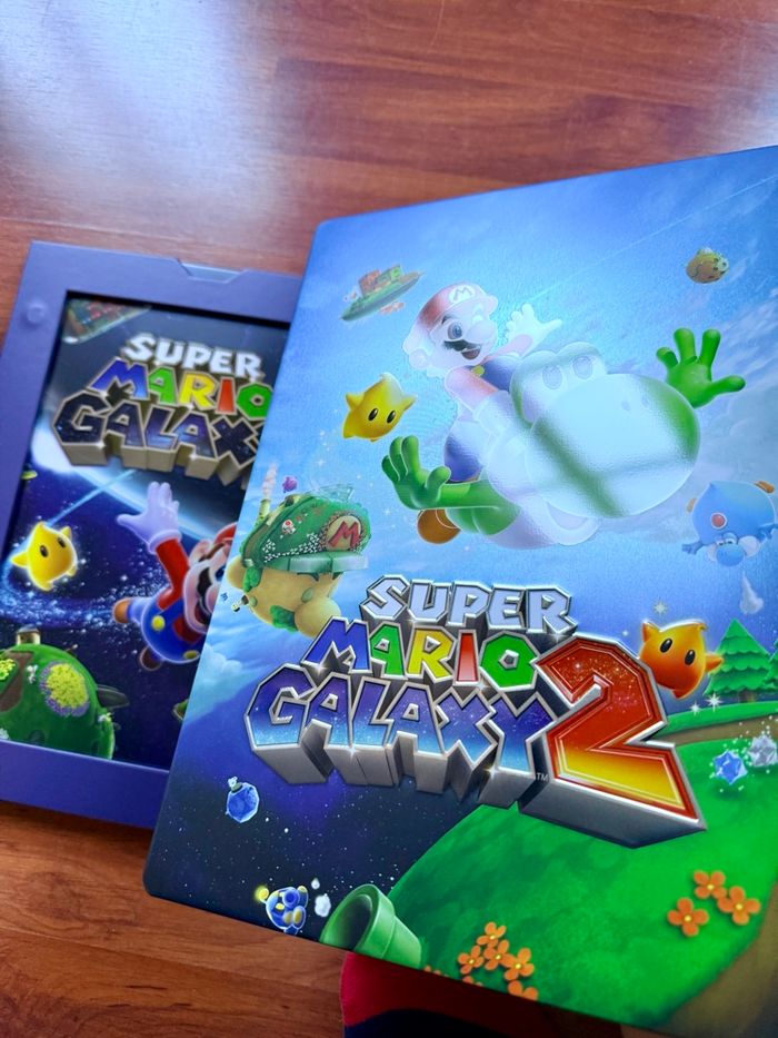 Deux Posters en Métal Iconart Super Mario Galaxy 1+2 Nintendo