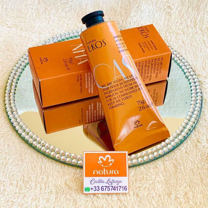 Crème de mains Natura Ekos Castanha  75g