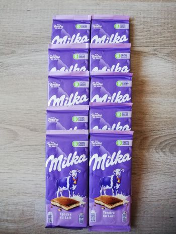 Tablettes tendre au lait