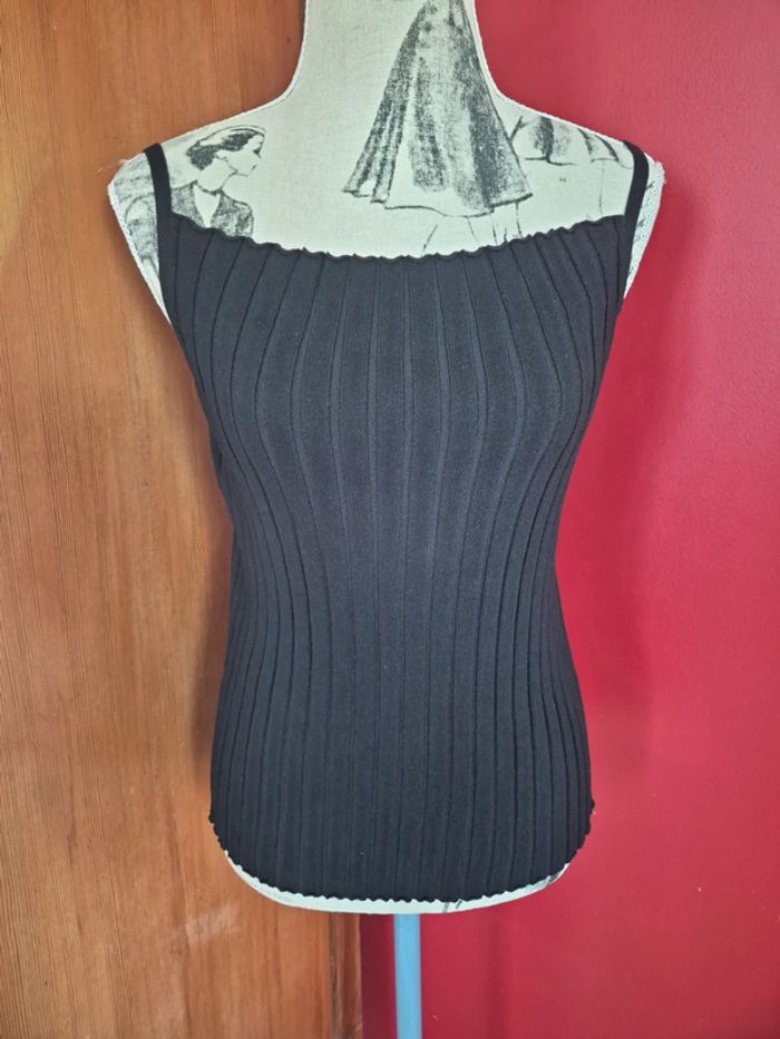 Top noir Bershka
