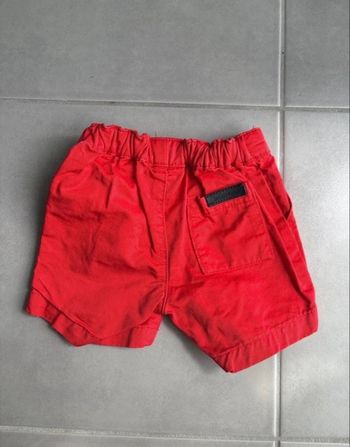 Short rouge jacadi 6 mois 