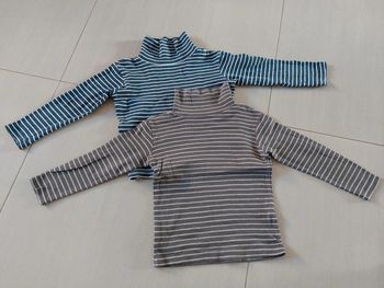 Lot de 2 sous-pulls à col roulé