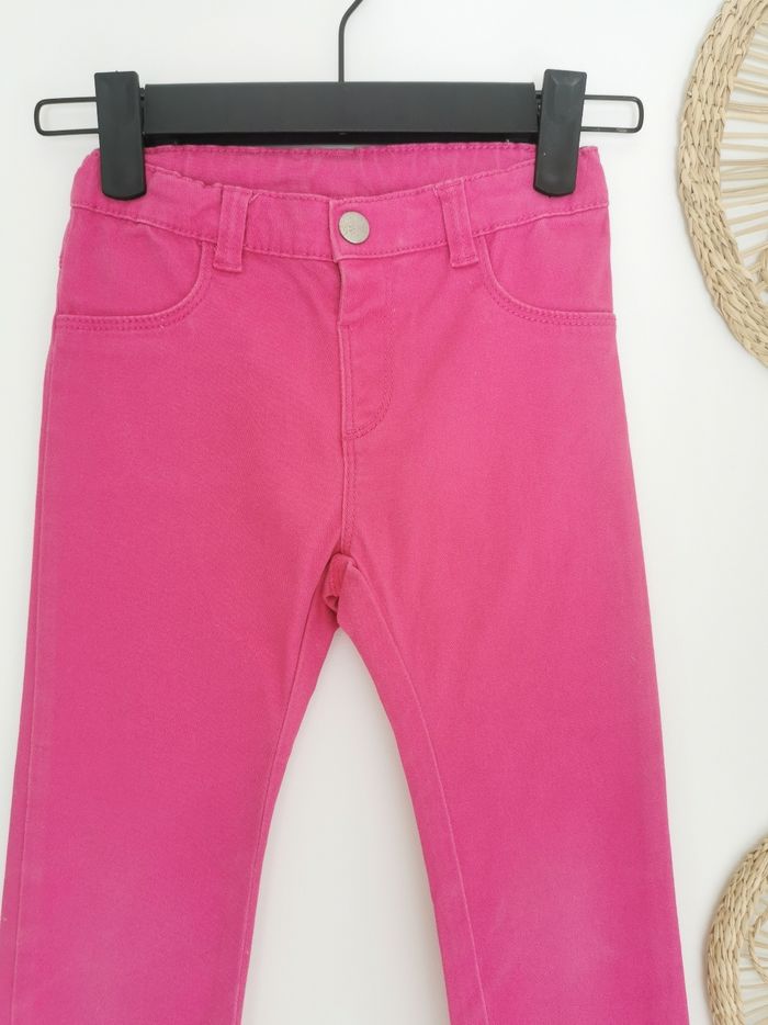 Pantalon jean rose fuschia Z Grain de blé 36 Mois - photo numéro 3