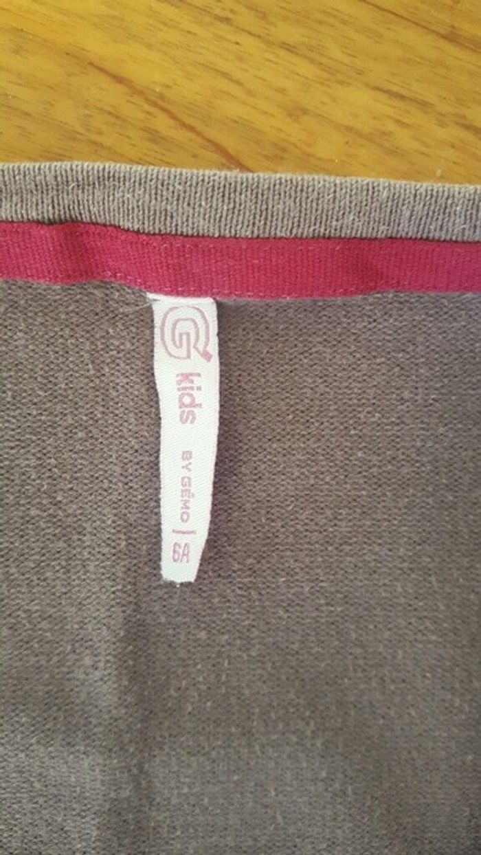 Gilet gris gémo 6 ans - photo numéro 2