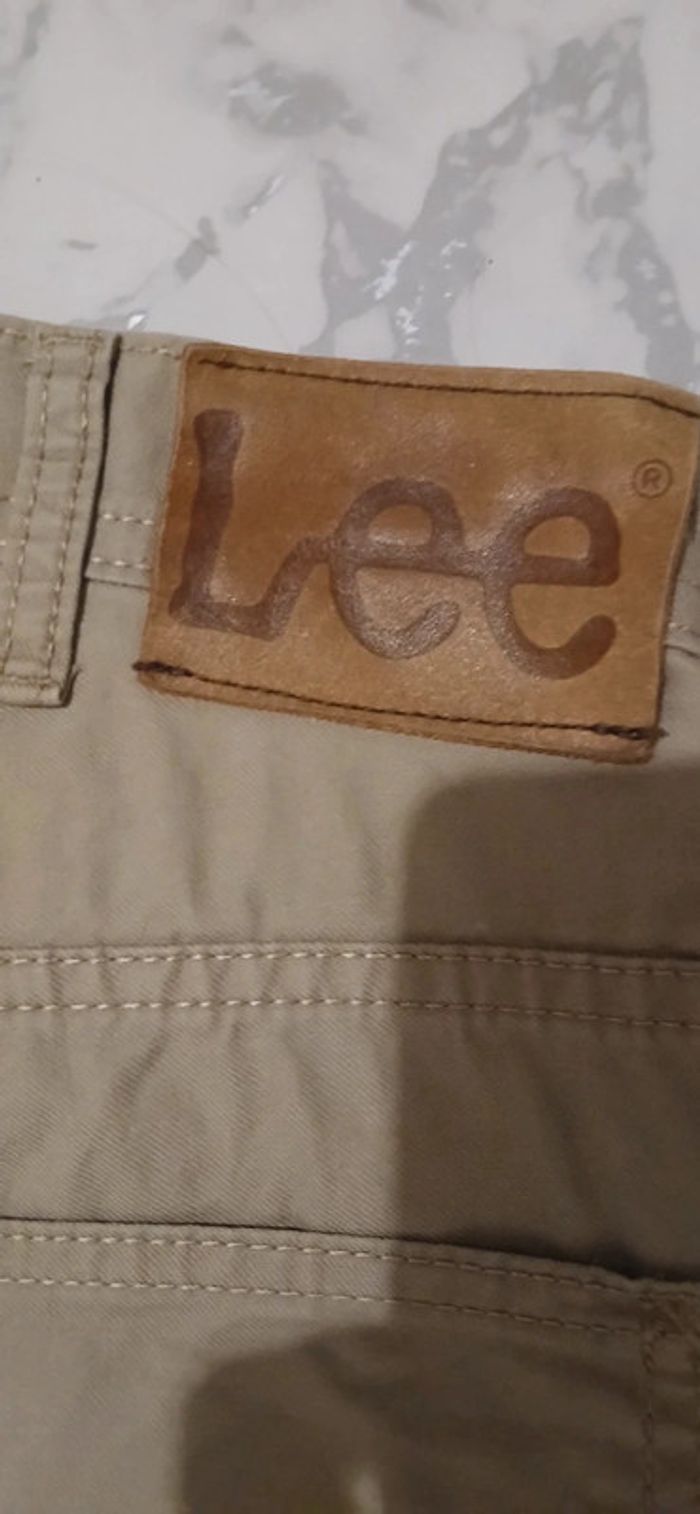 Pantalon Lee Cooper beige taille 33 - photo numéro 2