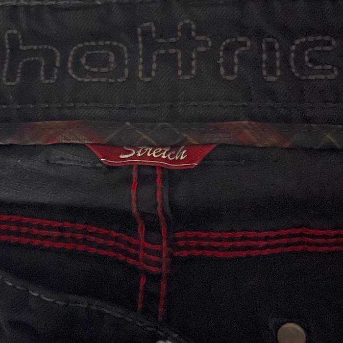 Lot de 3 Jeans homme en denim stretch noir Hattric – Coupe droite, Taille 32 - photo numéro 5