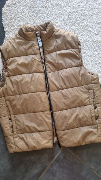 Veste sans manches zara beige L 40 42 parfait état