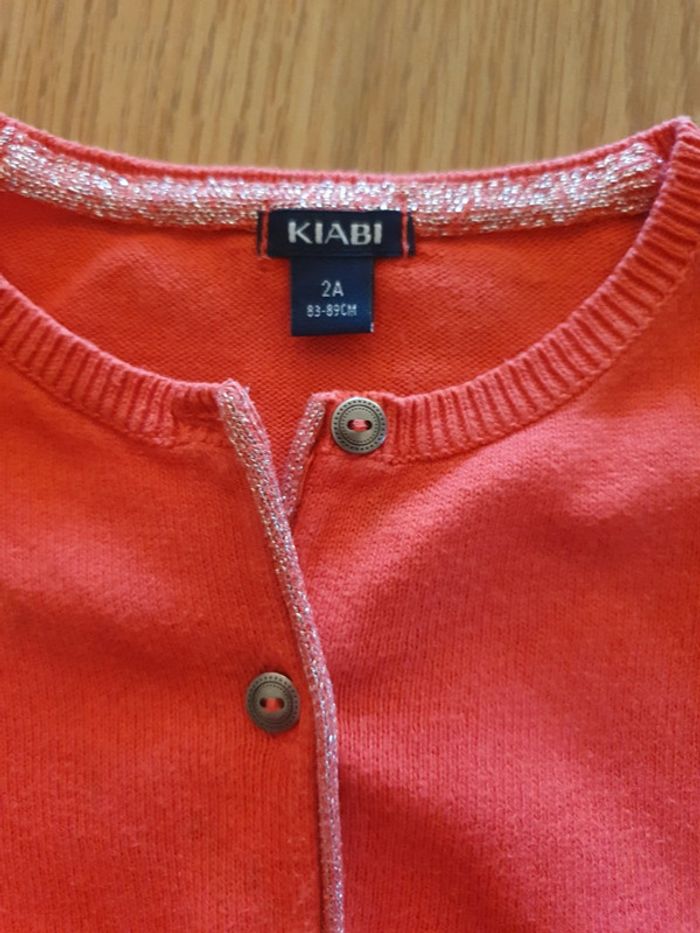 gilet 2 ans corail irise kiabi - photo numéro 3