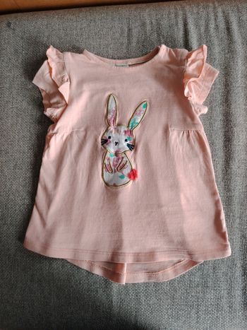 T-shirt rose lapin