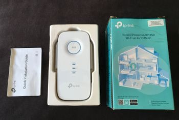 TP-Link Répéteur WiFi (RE450), Amplificateur WiFi AC1750, WiFi Extender BoosterTP-Link Répéteur WiFi