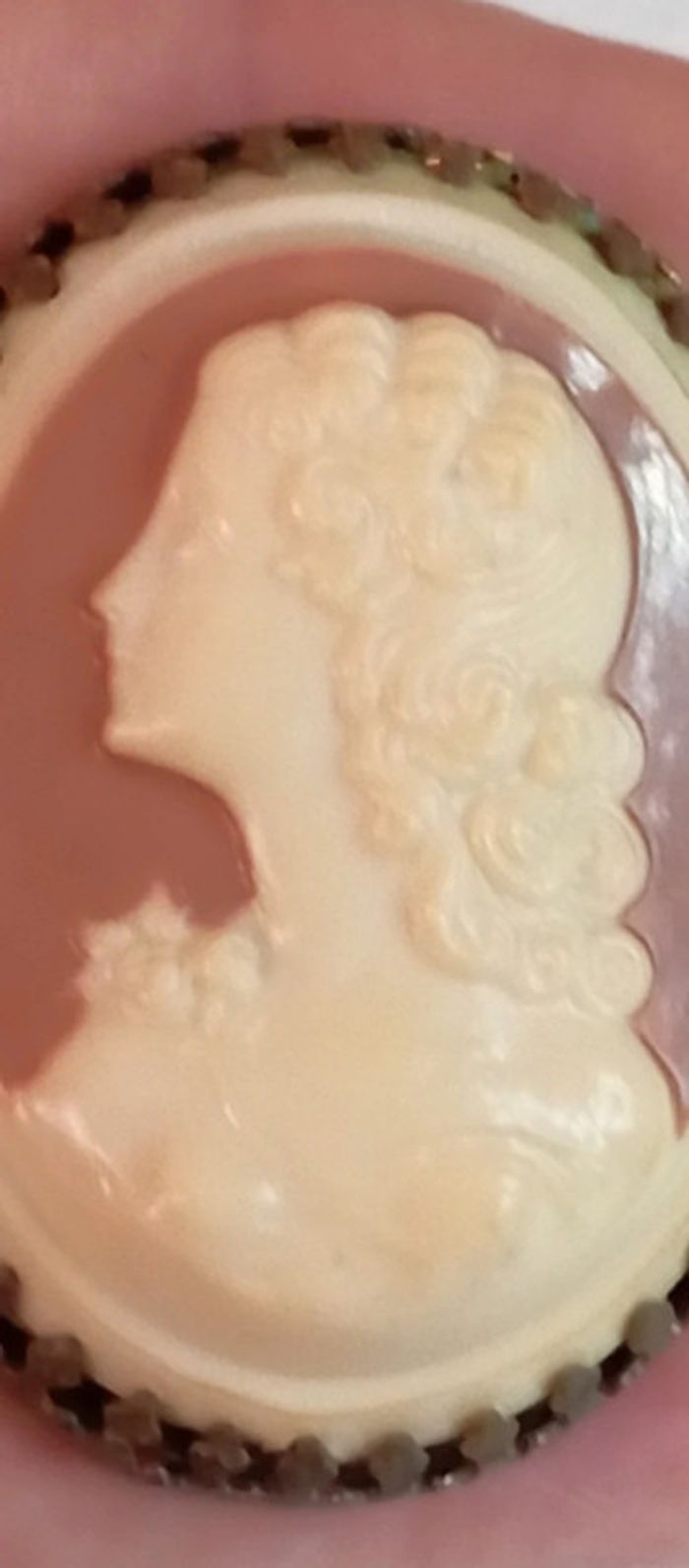 Broche Francaise ancienne celluloïd - photo numéro 6