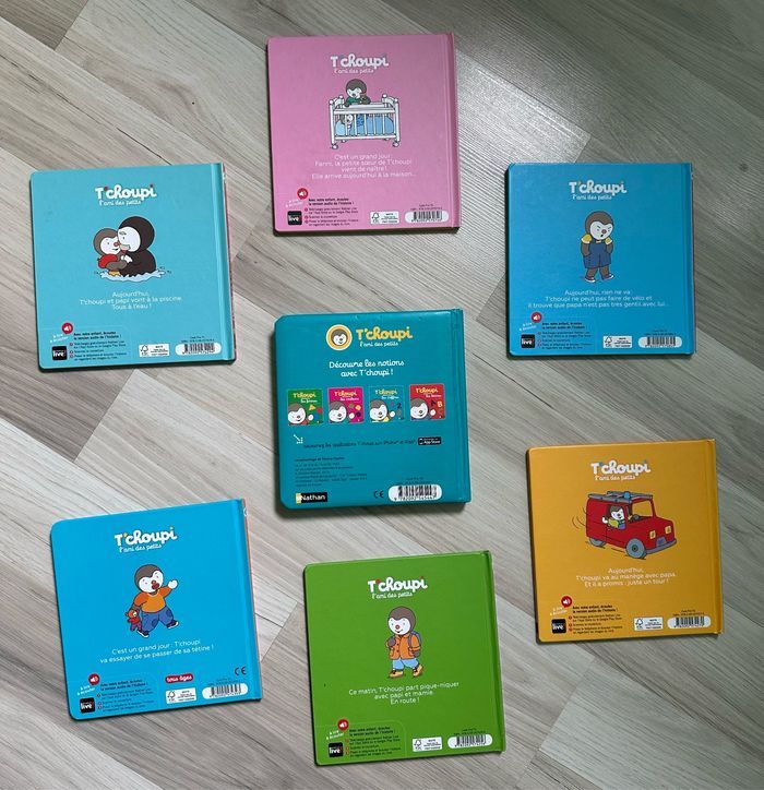 Lot de 7 livres Tchoupi - photo numéro 2