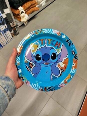 Assiette plastique Disney Stitch