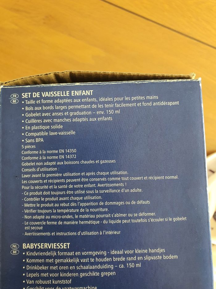 Set de vaisselle enfant - photo numéro 4