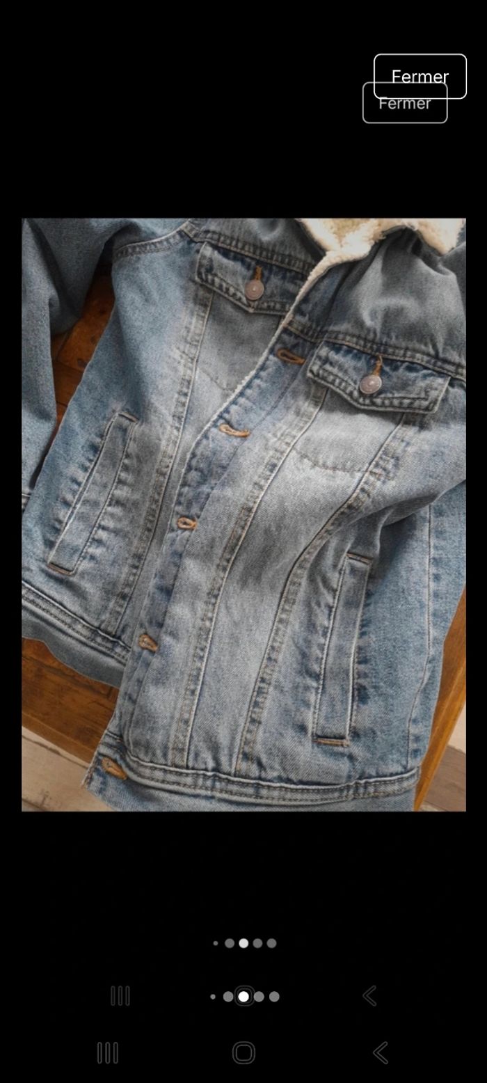 Veste en jean très chaude - photo numéro 6