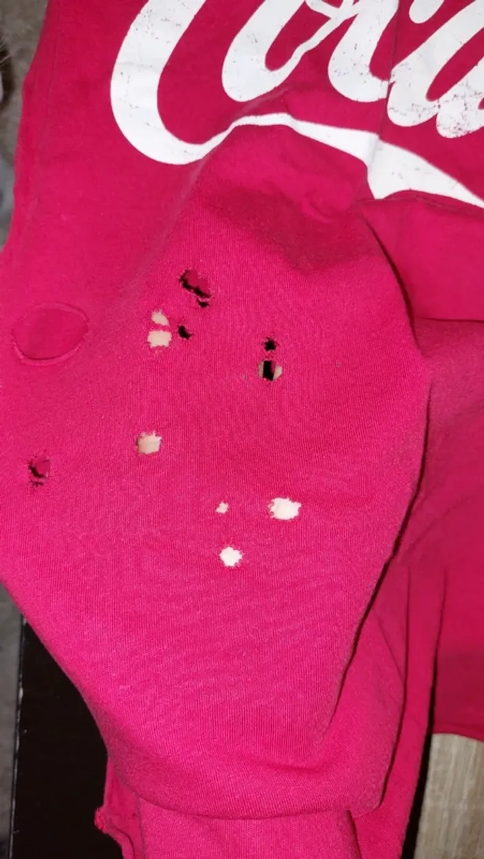 T-shirt effet usé - photo numéro 4