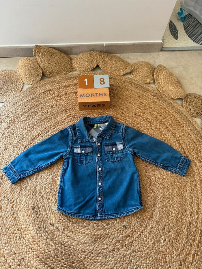 Chemise jean 18 mois - photo numéro 4