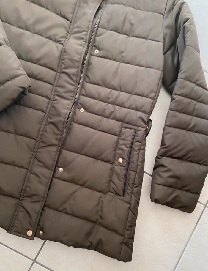 Veste matelassée kaki Gémo 36 boutons doré - photo numéro 4
