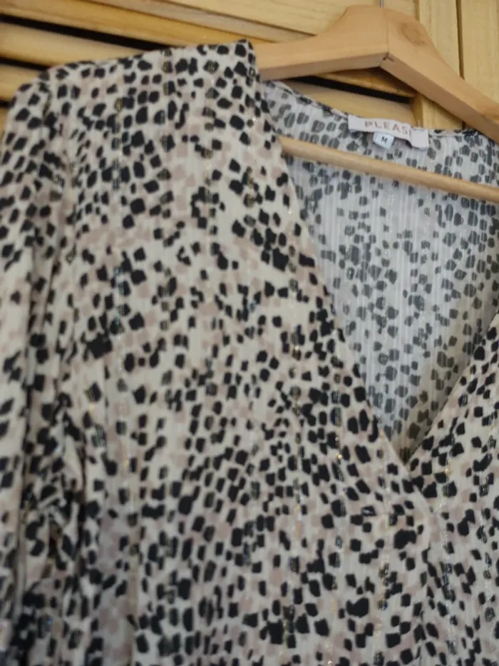 Blouse léopard irisée - photo numéro 2