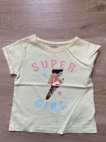 Tee shirt avec sequins 3 ans