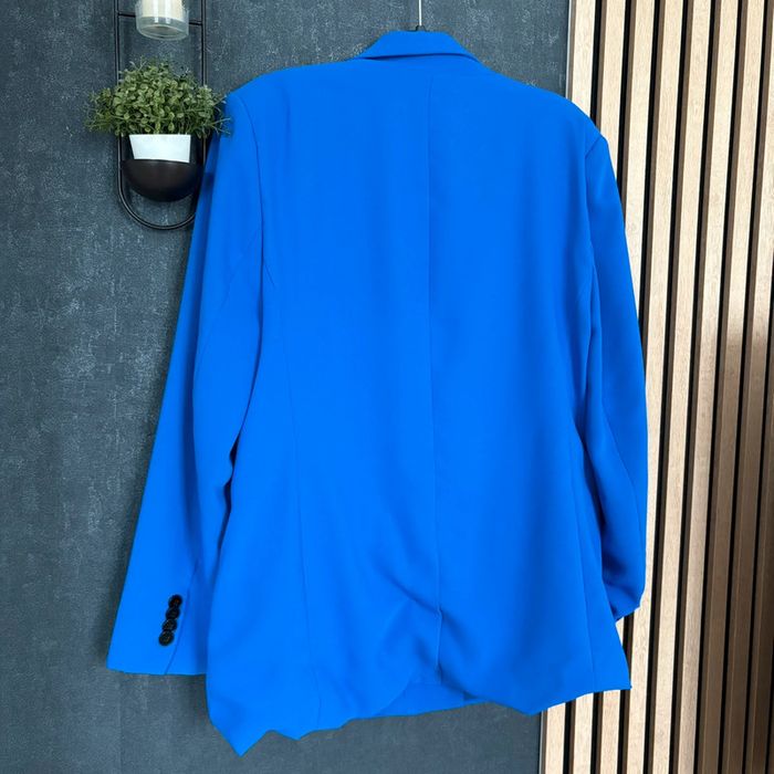 Blazer bleu Pull & Bear – Taille L, neuf sans étiquette - photo numéro 8