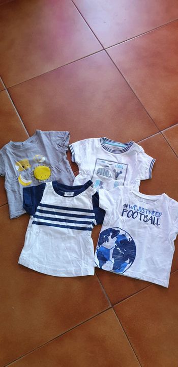 Lot 4 tee-shirt manche courte
