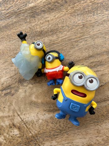 Lot de 3 minions