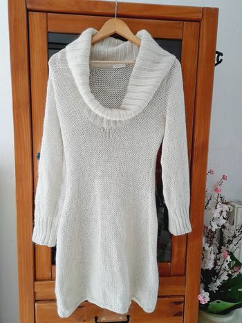 Robe Promod automne/hiver blanche taille L bon état
