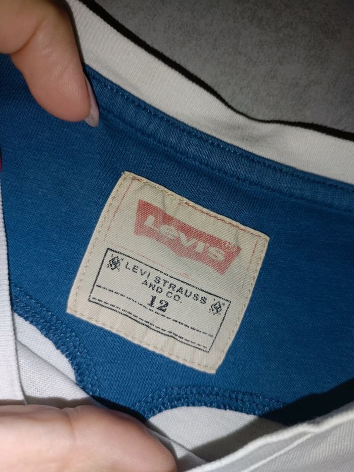 Tee shirt manches longues Levi's 12 ans - photo numéro 3