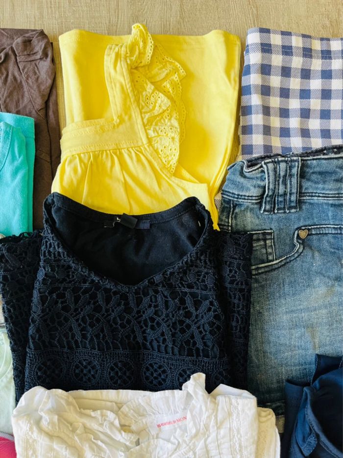 Lot de vêtements été enfant fille multiple marque - photo numéro 4