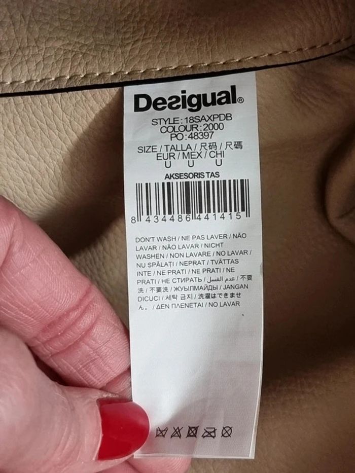 Desigual sac à dos réversible noir/beige Trip Madeira - photo numéro 12