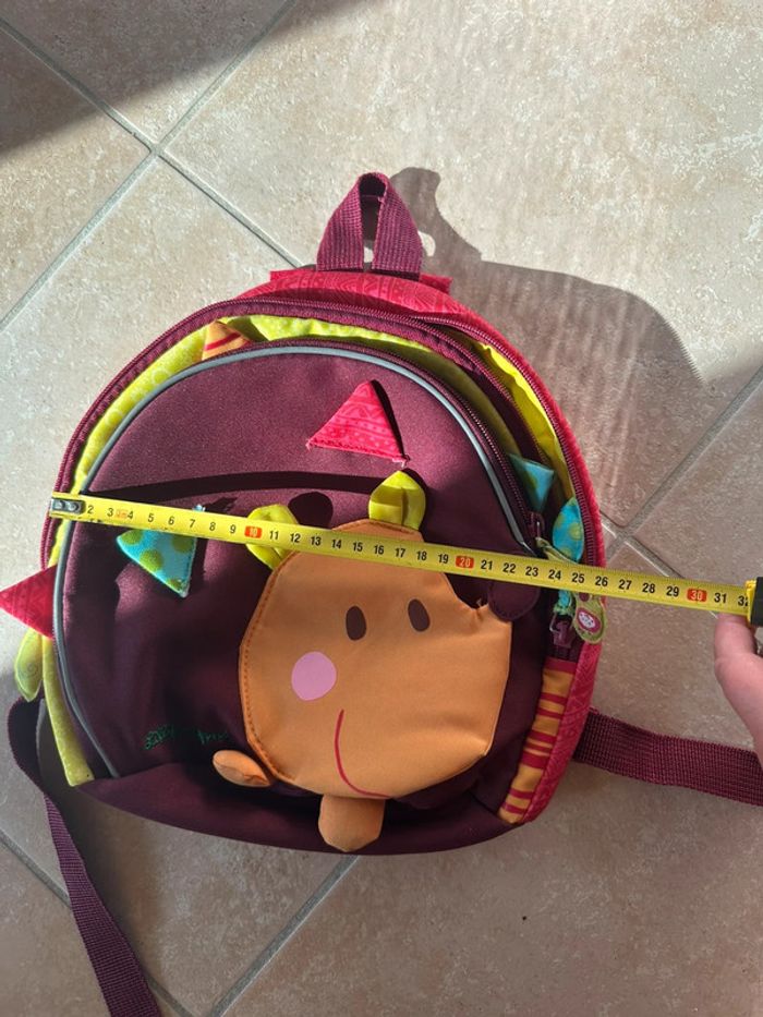 Petit sac à dos crèche / école Lilliputiens motif hérisson - photo numéro 5