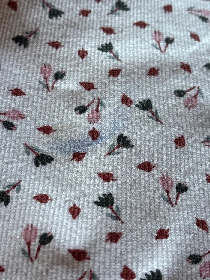 T-shirt manche longue motif floraux - photo numéro 4