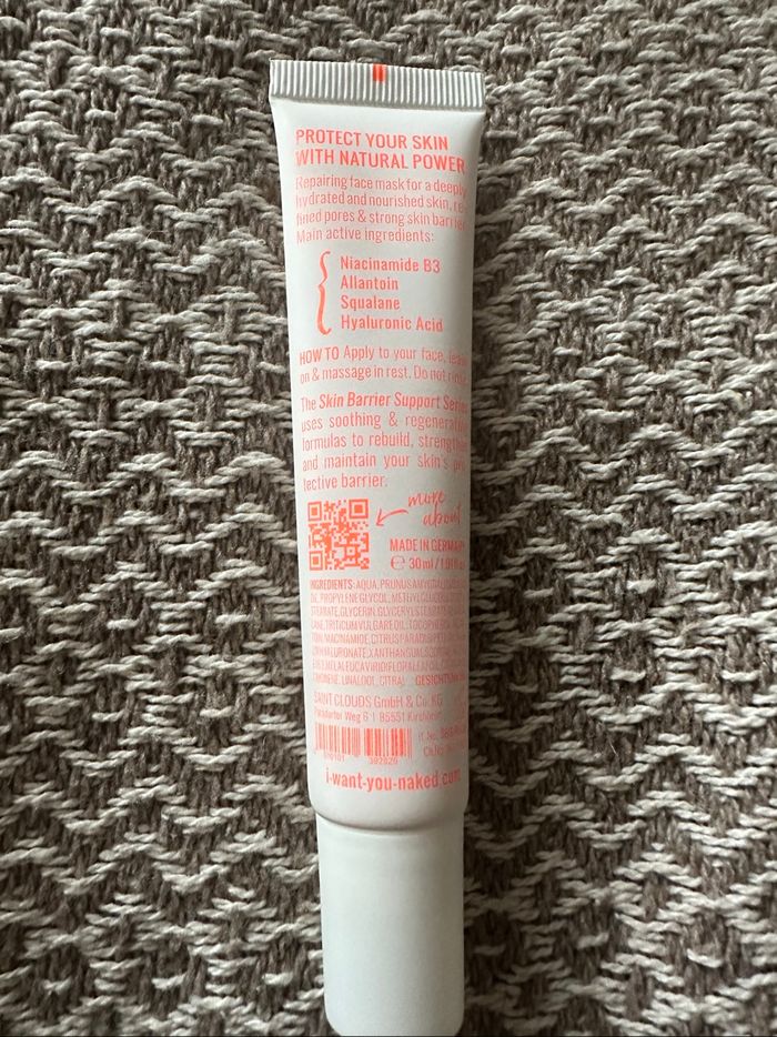 Masque réparateur visage hydratant 30 ml neuf avec étiquette I want you naked - photo numéro 2