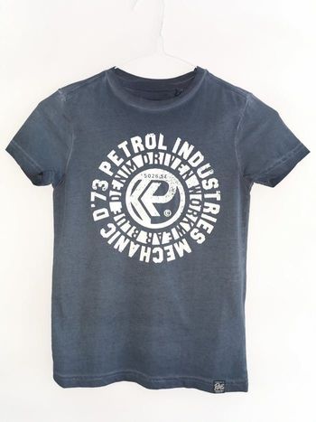 Tee-shirt bleu marine Petrol Industries 8/9 Ans