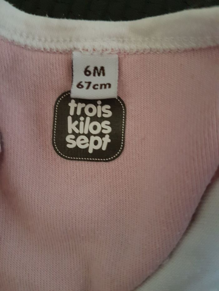 Lot pyjama filles 6 mois - photo numéro 3