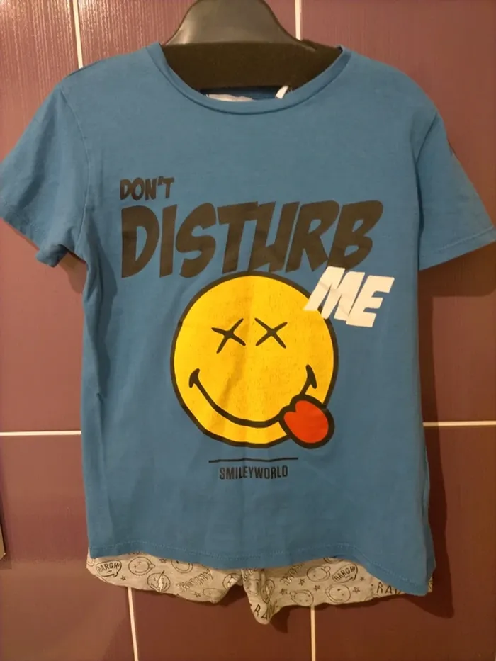Pyjashort Smiley World 9 ans ( 136 cms) - photo numéro 2