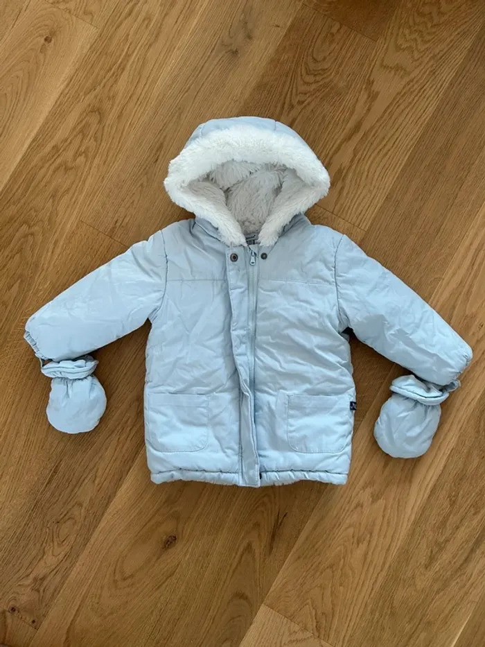 Manteau hivers doublé Absorba taille 2 ans 86 cm