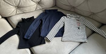 Lot de 3 col roulé Catimini