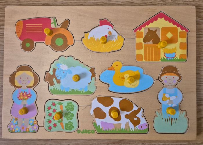 Lot de 4 Puzzles en bois - photo numéro 6