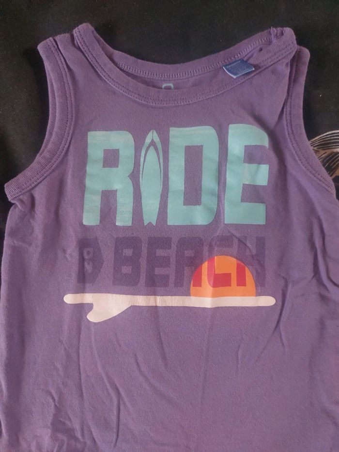 Débardeur Marcel violet - photo numéro 2