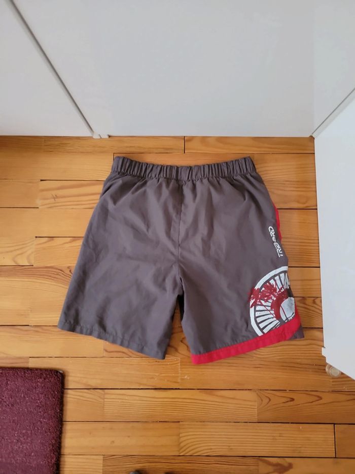 Short de bain filet réglable marque décathlon Tribord marron rouge taille 14 ans - photo numéro 6