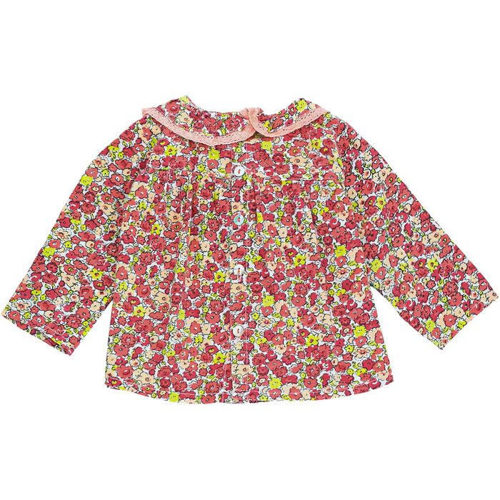 Blouse à manches longues 6 mois en coton Arsène et les pipelettes - photo numéro 2