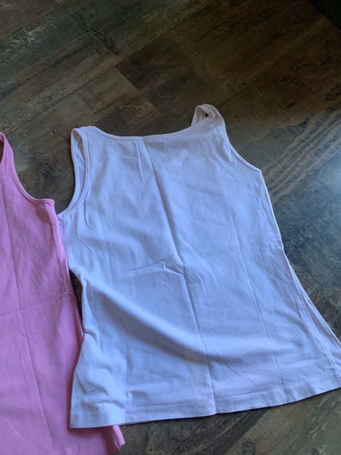 Lot débardeurs rose et blanc - photo numéro 6