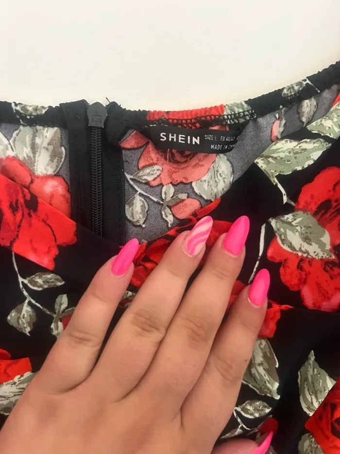Magnifique robe fleurie taille L - photo numéro 3