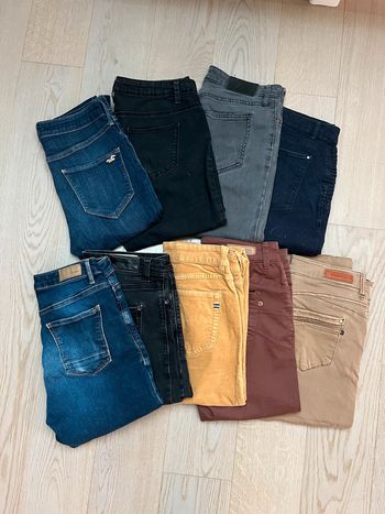 Lot de 9 Jeans / Pantalon (Tommy Hilfinger, Marco Polo, etc.) pour femme taille S / 38