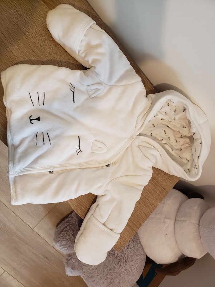 Veste chaude a capuche