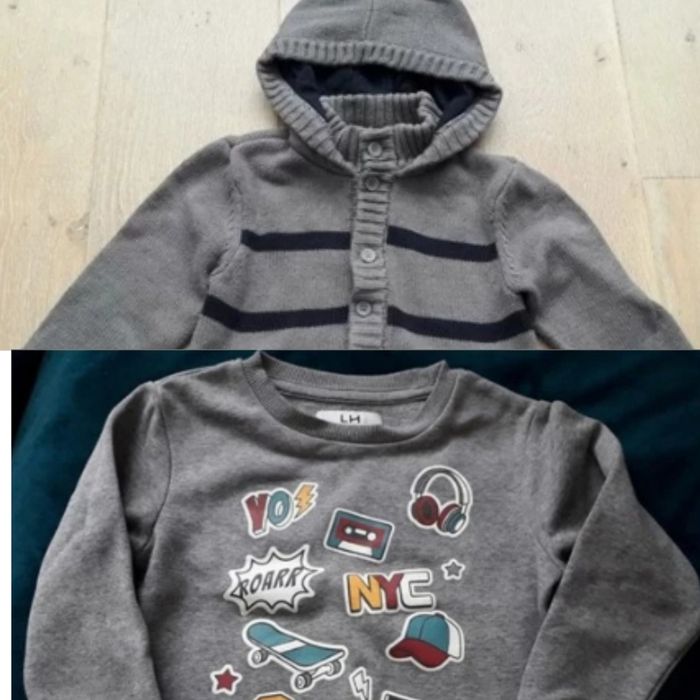 lot  gilet et sweat pull garçon 4 ans - photo numéro 7